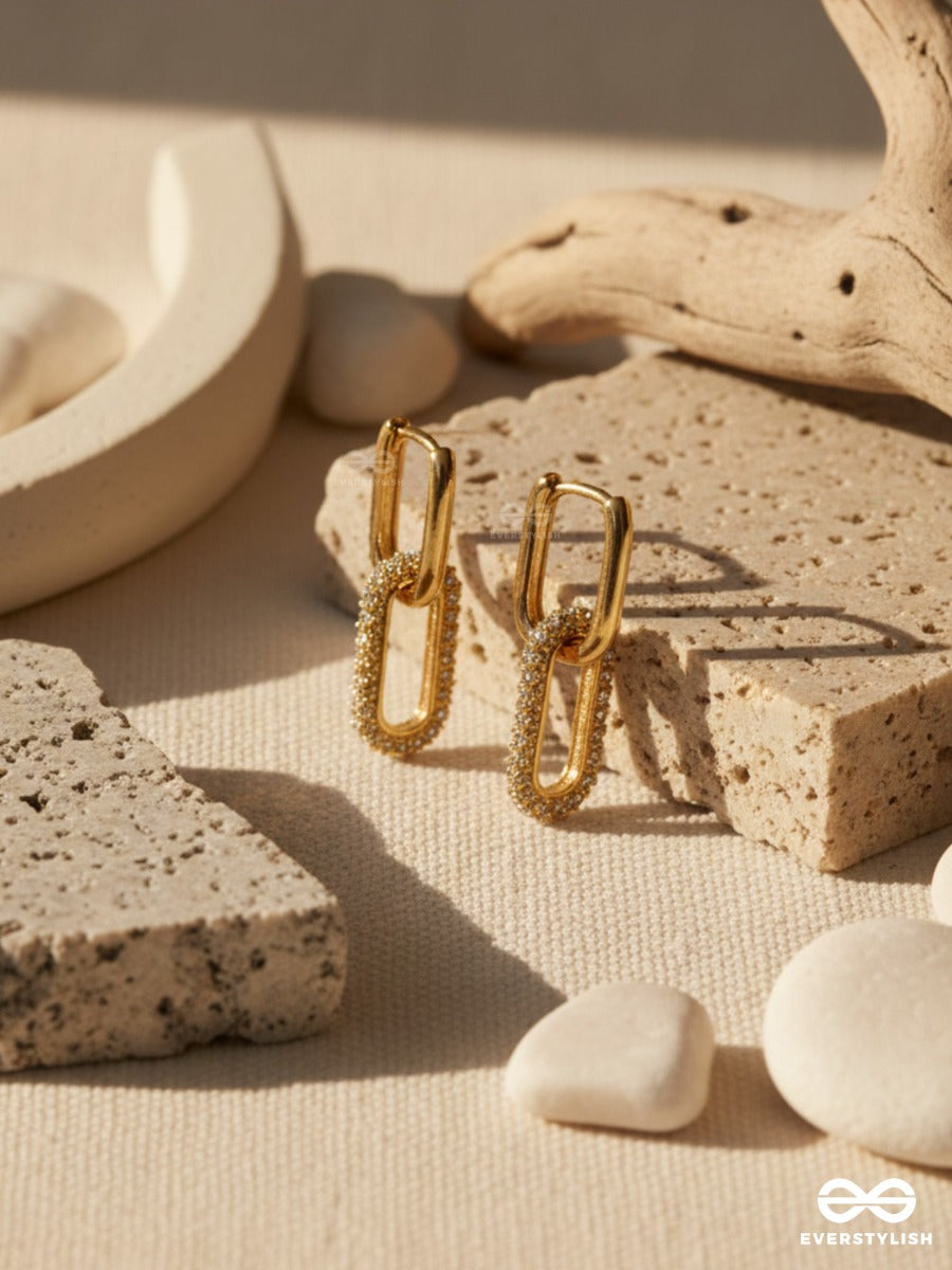 Spark Snap - Stacked Drop Hoops
