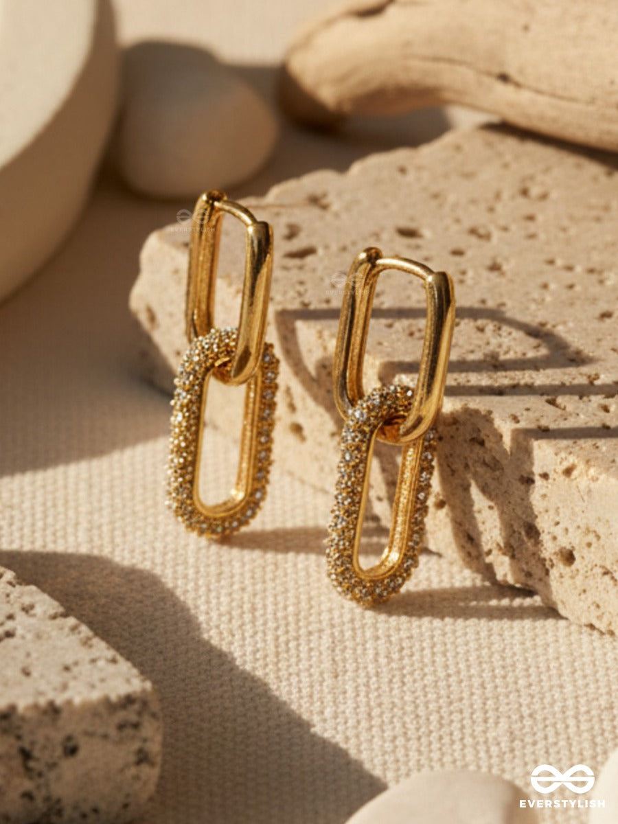 Spark Snap - Stacked Drop Hoops