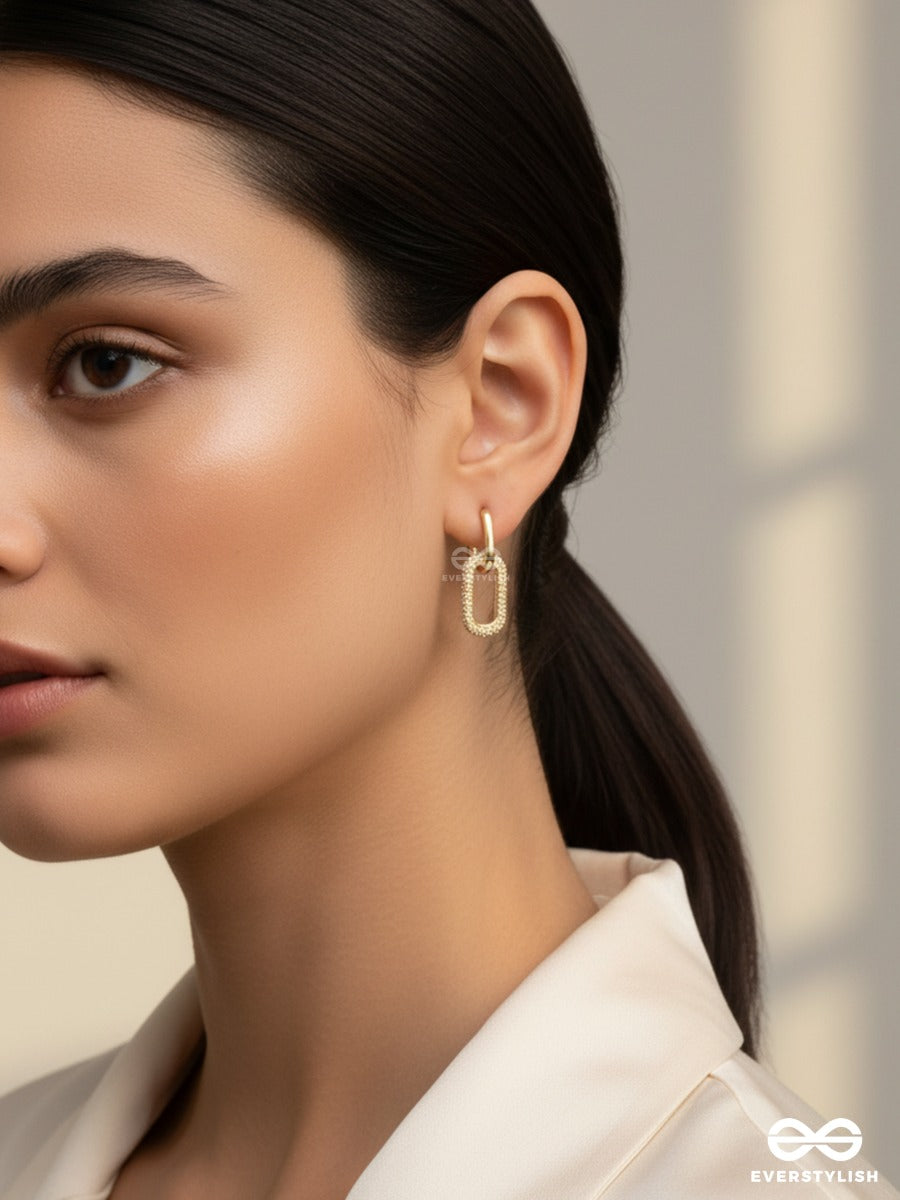 Spark Snap - Stacked Drop Hoops