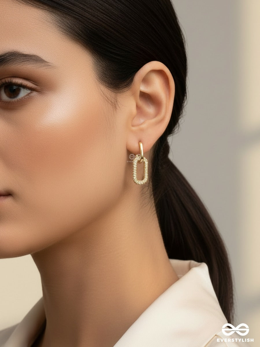 Spark Snap - Stacked Drop Hoops