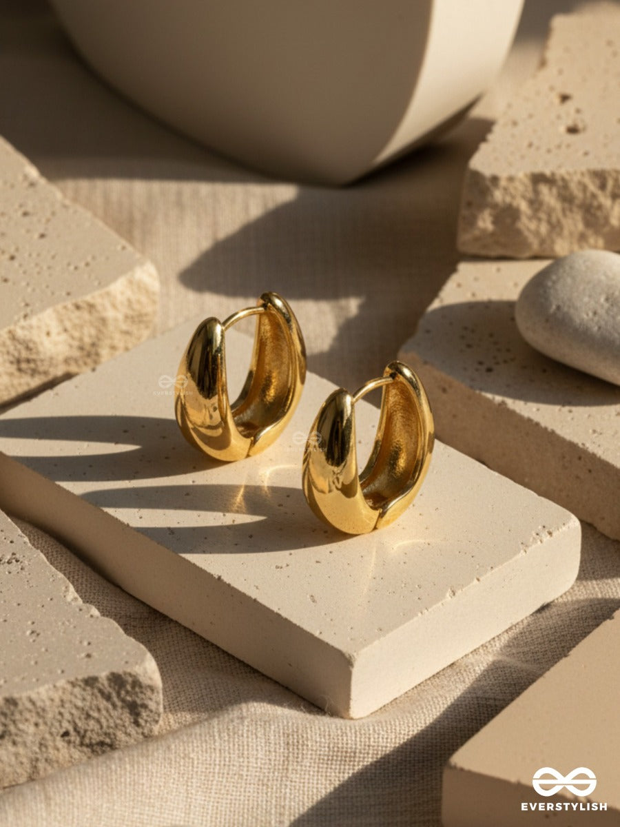 Butter Gloss - Smooth Hoop Earrings