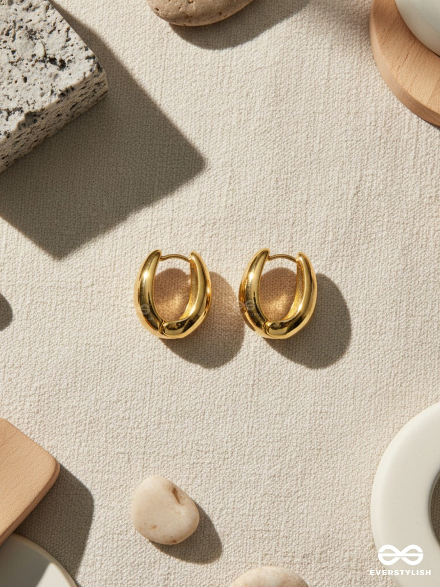 Butter Gloss - Smooth Hoop Earrings