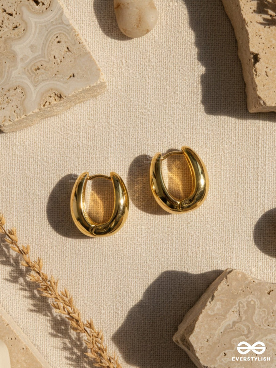 Butter Gloss - Smooth Hoop Earrings