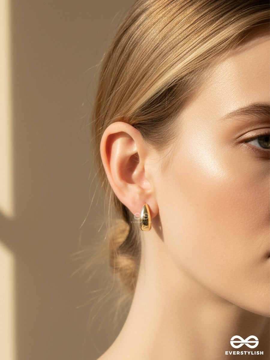 Butter Gloss - Smooth Hoop Earrings