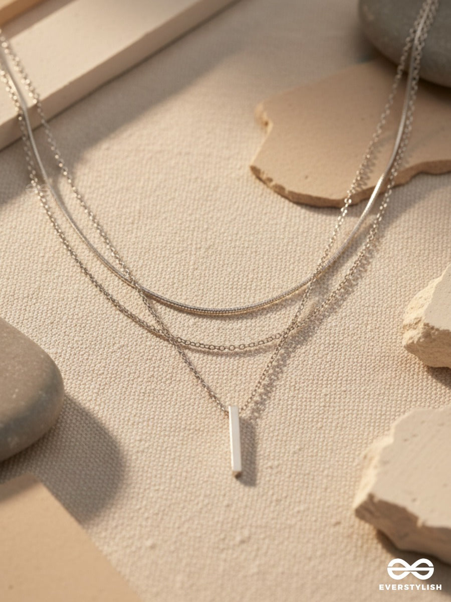 Linea Layer - Sleek Layered Silver Necklace