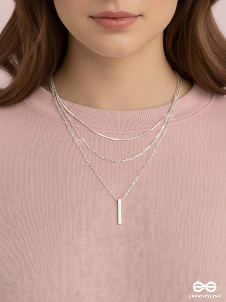 Linea Layer - Sleek Layered Silver Necklace