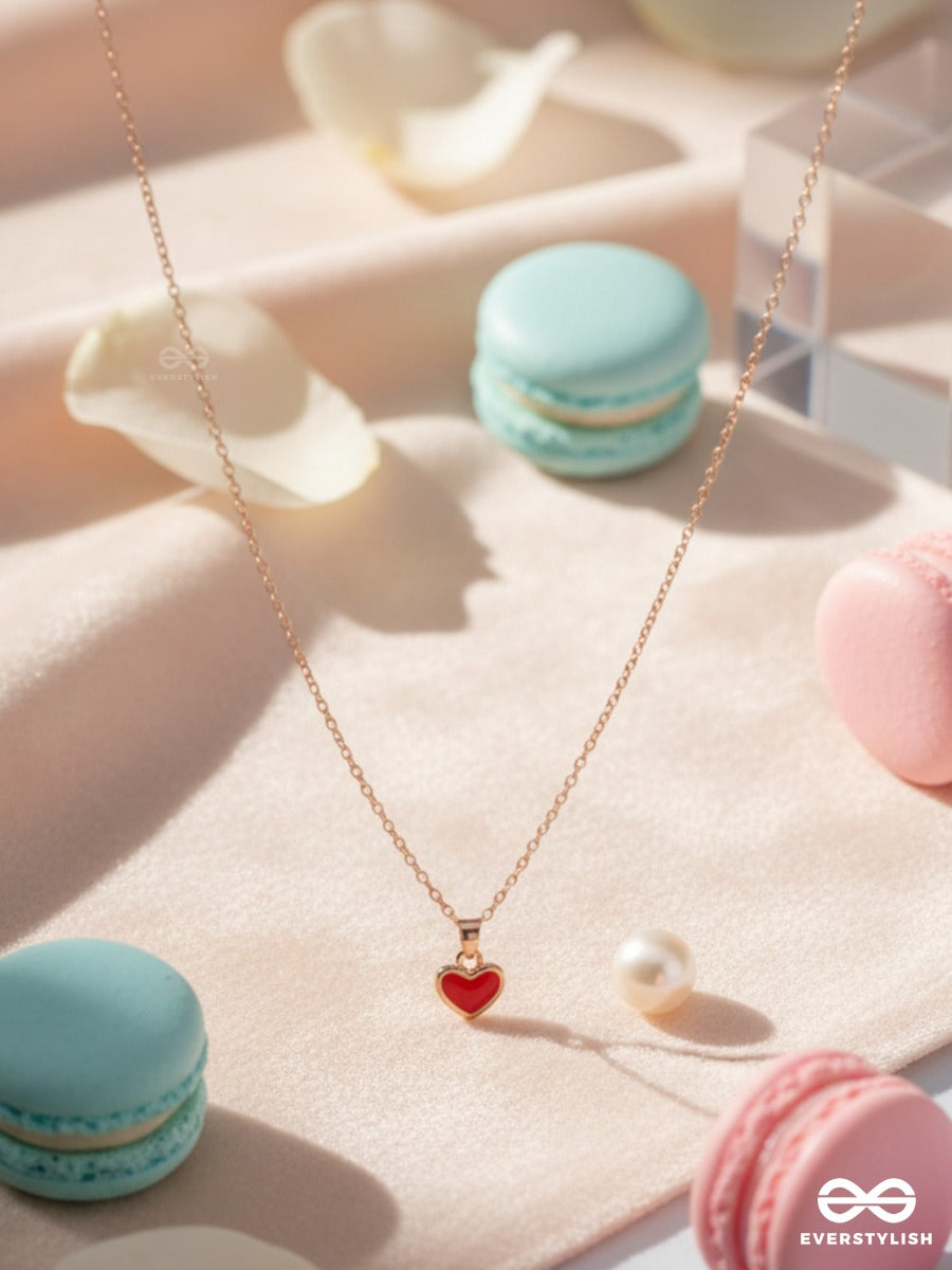 Cupid Note - Mini Heart Necklace