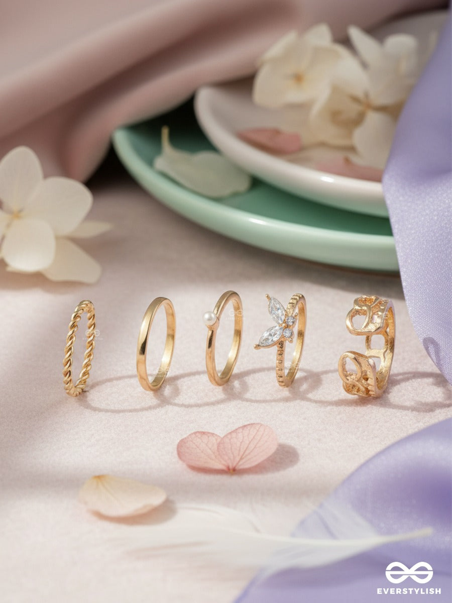 Romance Notes - Statement Ring Set