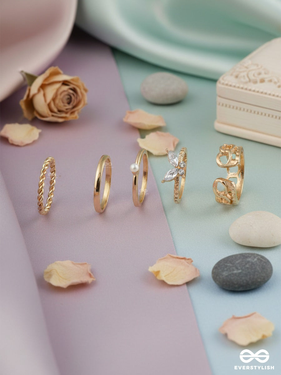 Romance Notes - Statement Ring Set