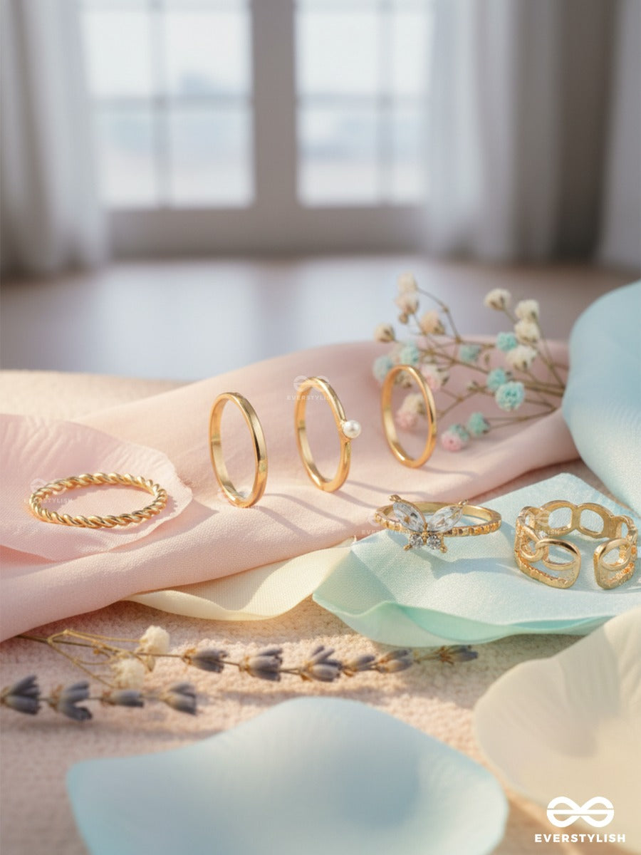 Romance Notes - Statement Ring Set