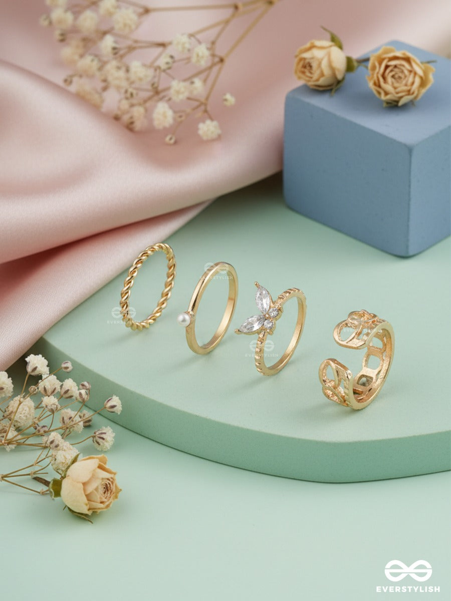Romance Notes - Statement Ring Set