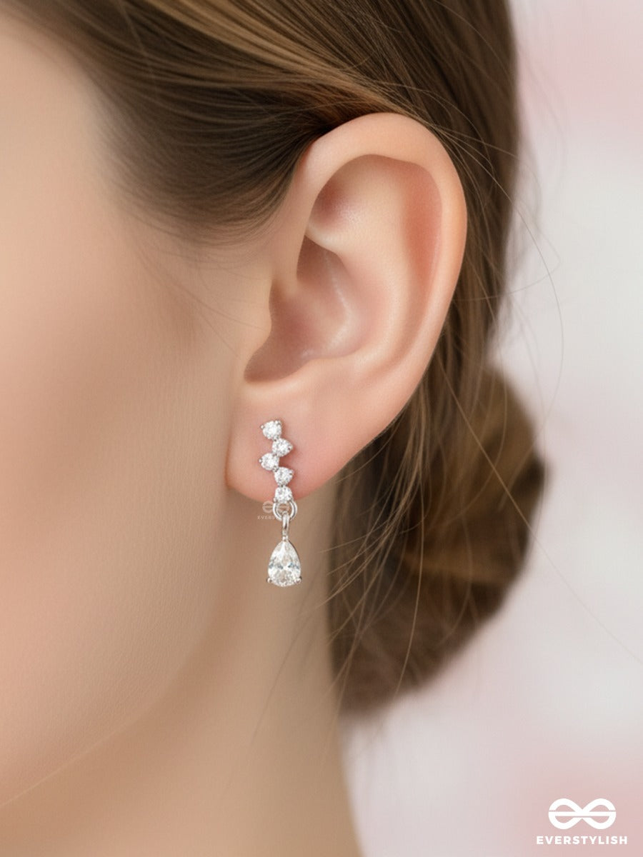 Petite Petals - Delicate Drop Earrings