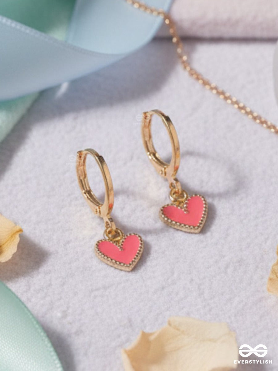 Sweet Crush - Heart Charm Earrings