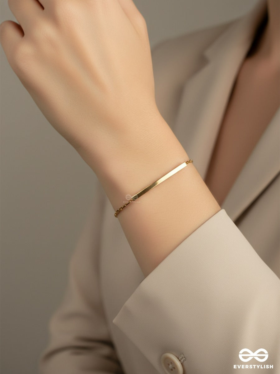Golden Slide - Sleek Everyday Bracelet