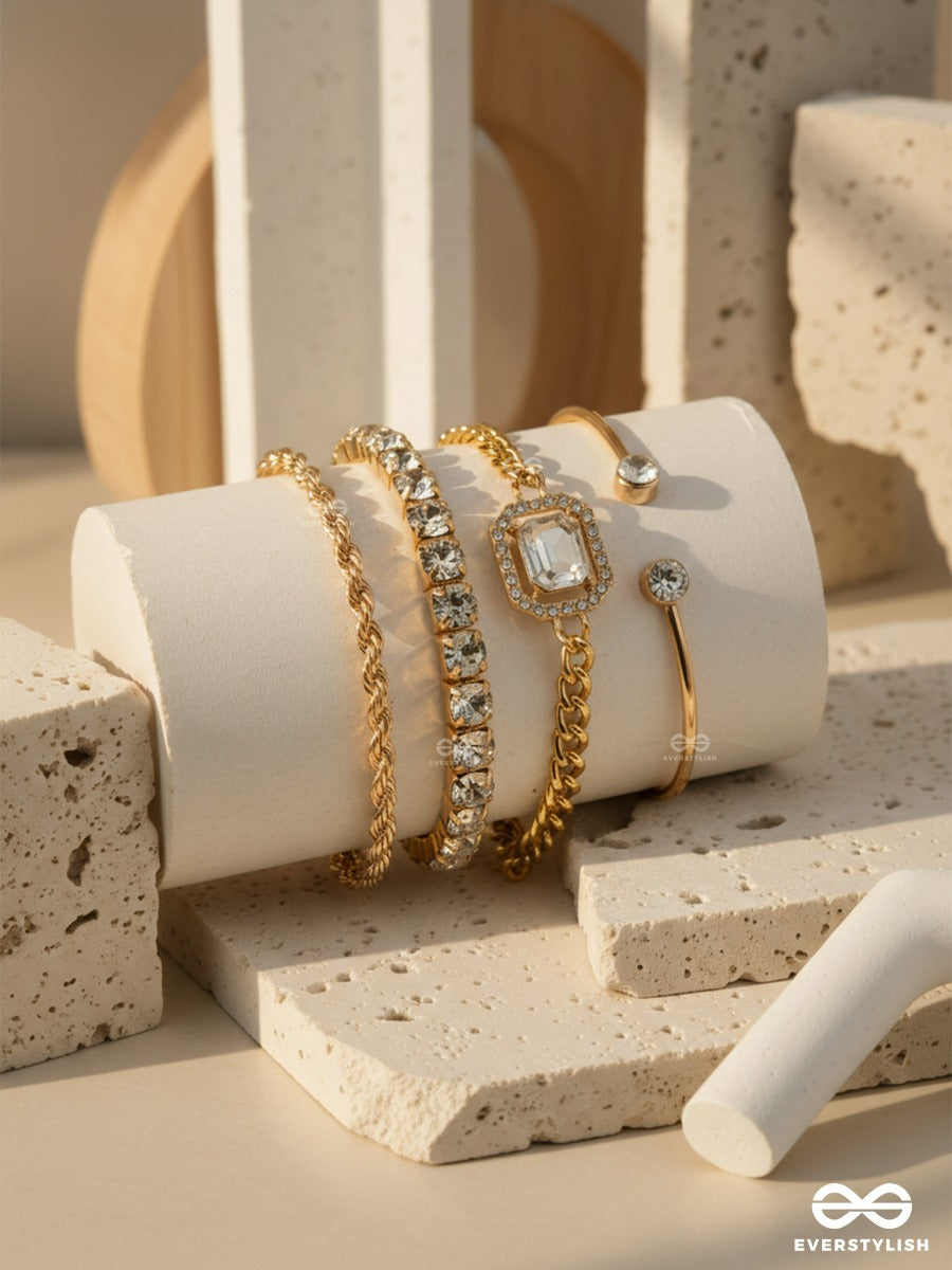 Spark Align - Mixed Texture Bracelet Set