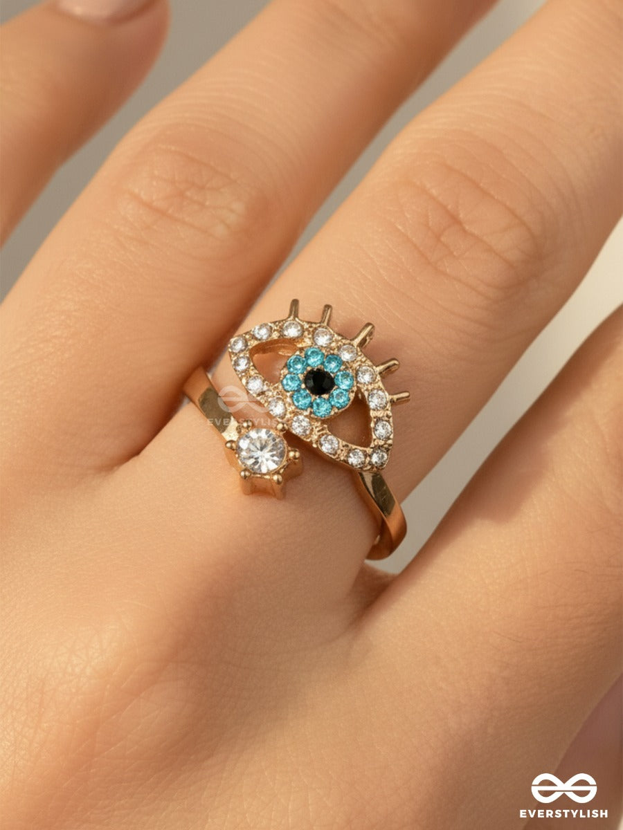 Cosmic Eye - Halo Stone Ring