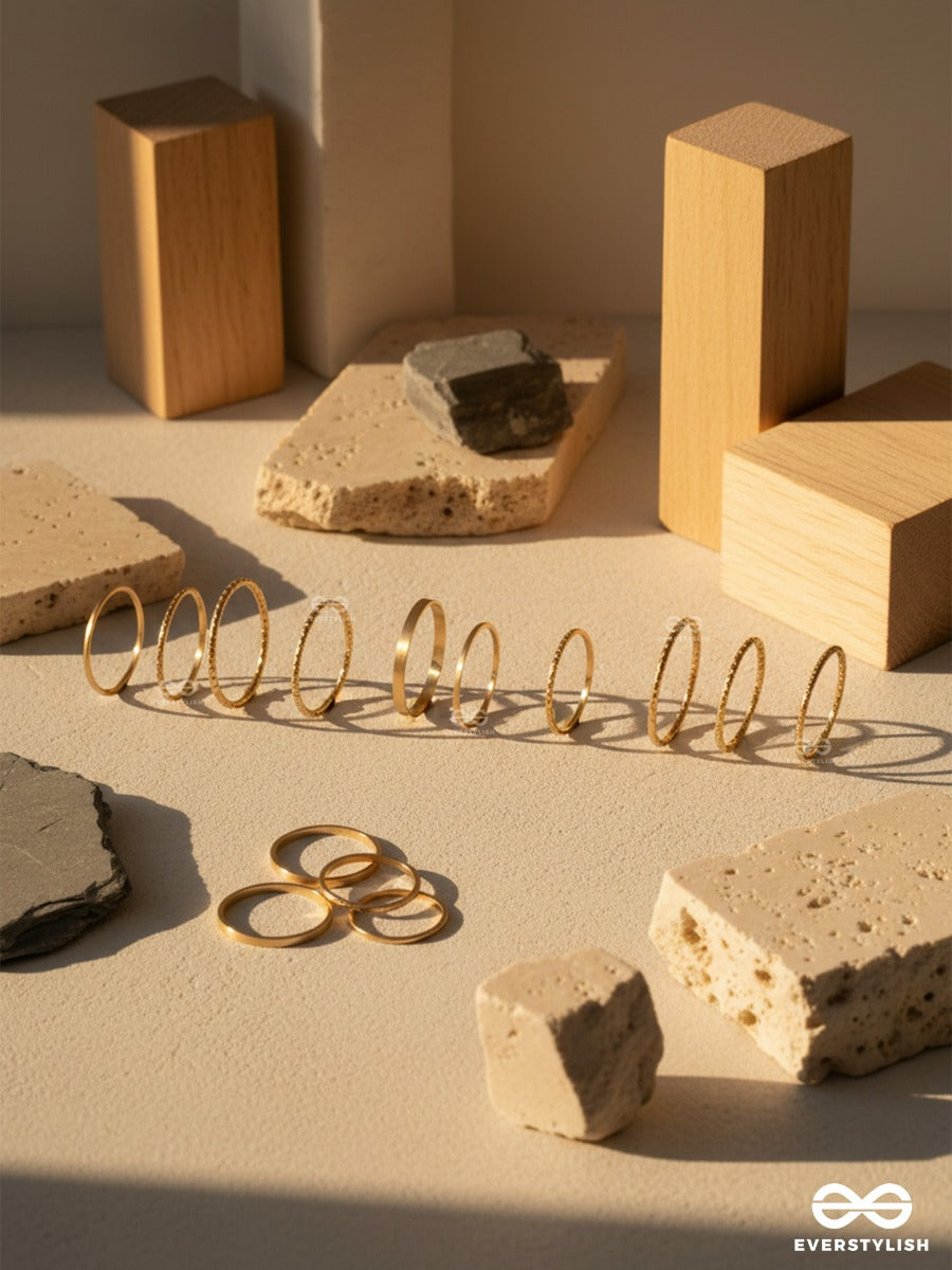 Gossamer - Feather-Thin Ring Set