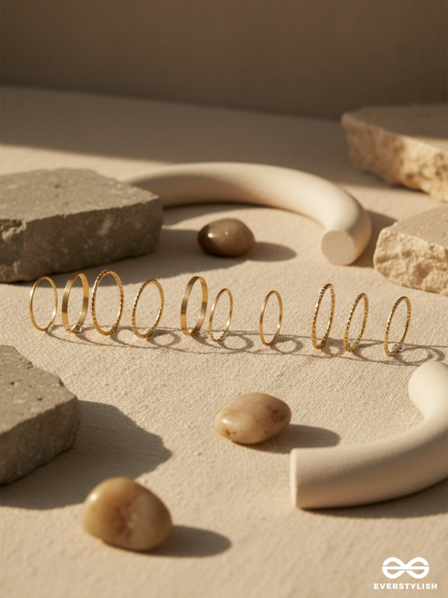 Gossamer - Feather-Thin Ring Set
