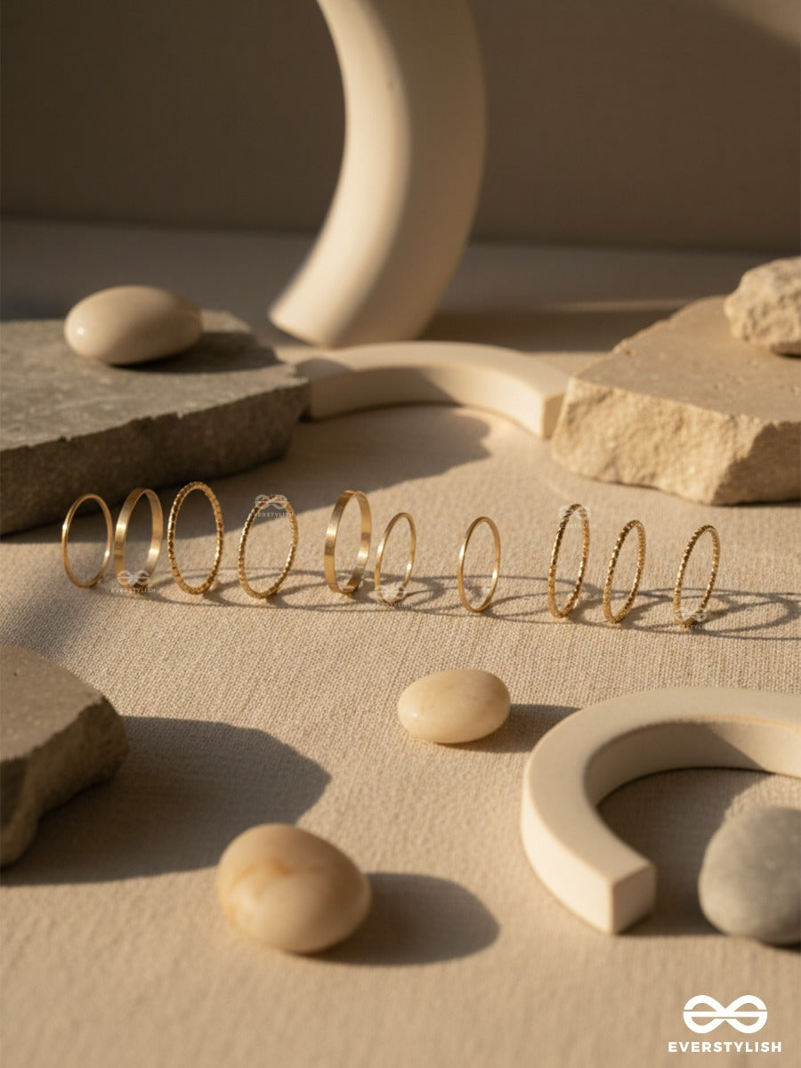 Gossamer - Feather-Thin Ring Set