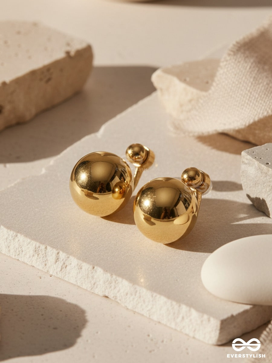 Pure Dot - Minimal Gold Stud Earrings