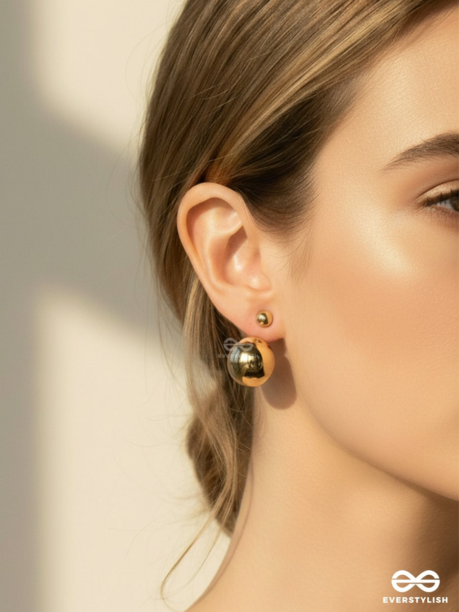 Pure Dot - Minimal Gold Stud Earrings