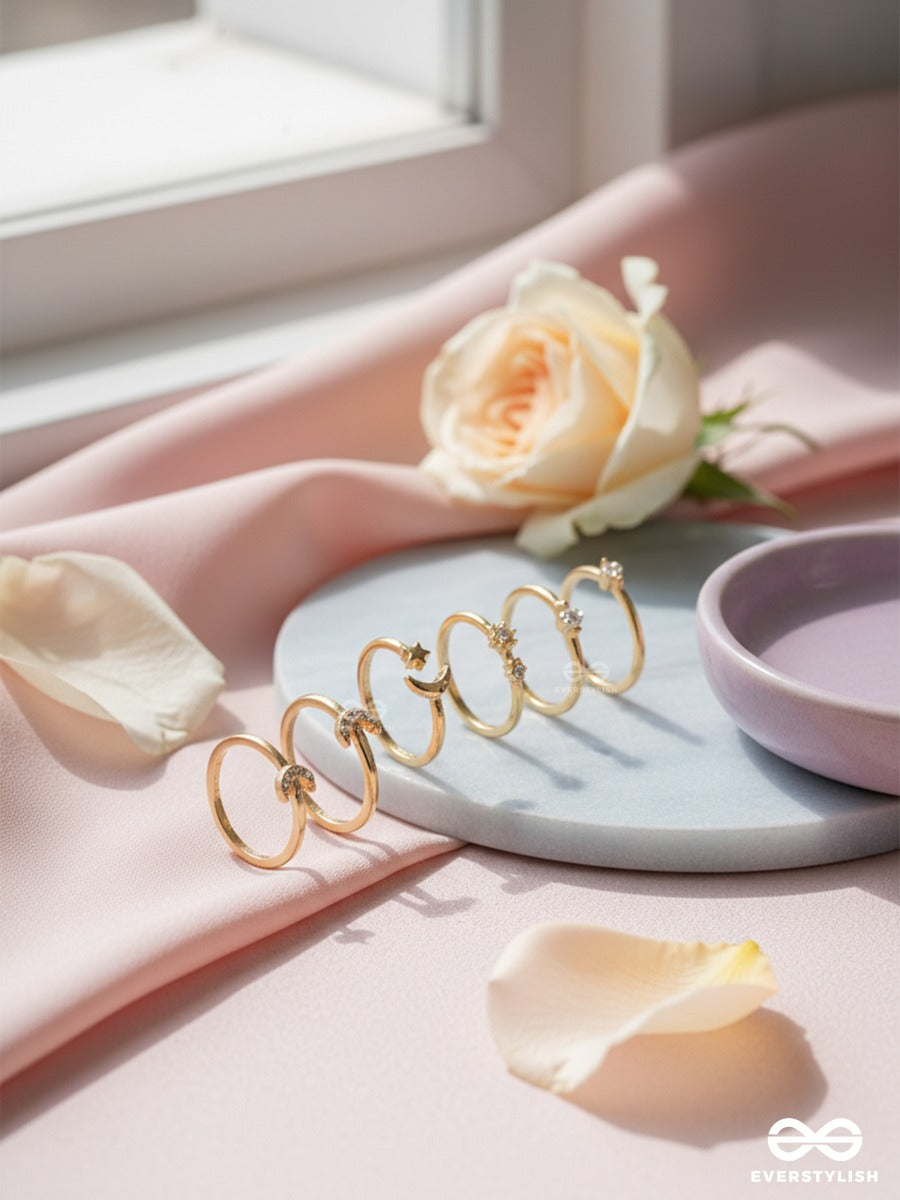 Star Notes - Contemporary Ring Set