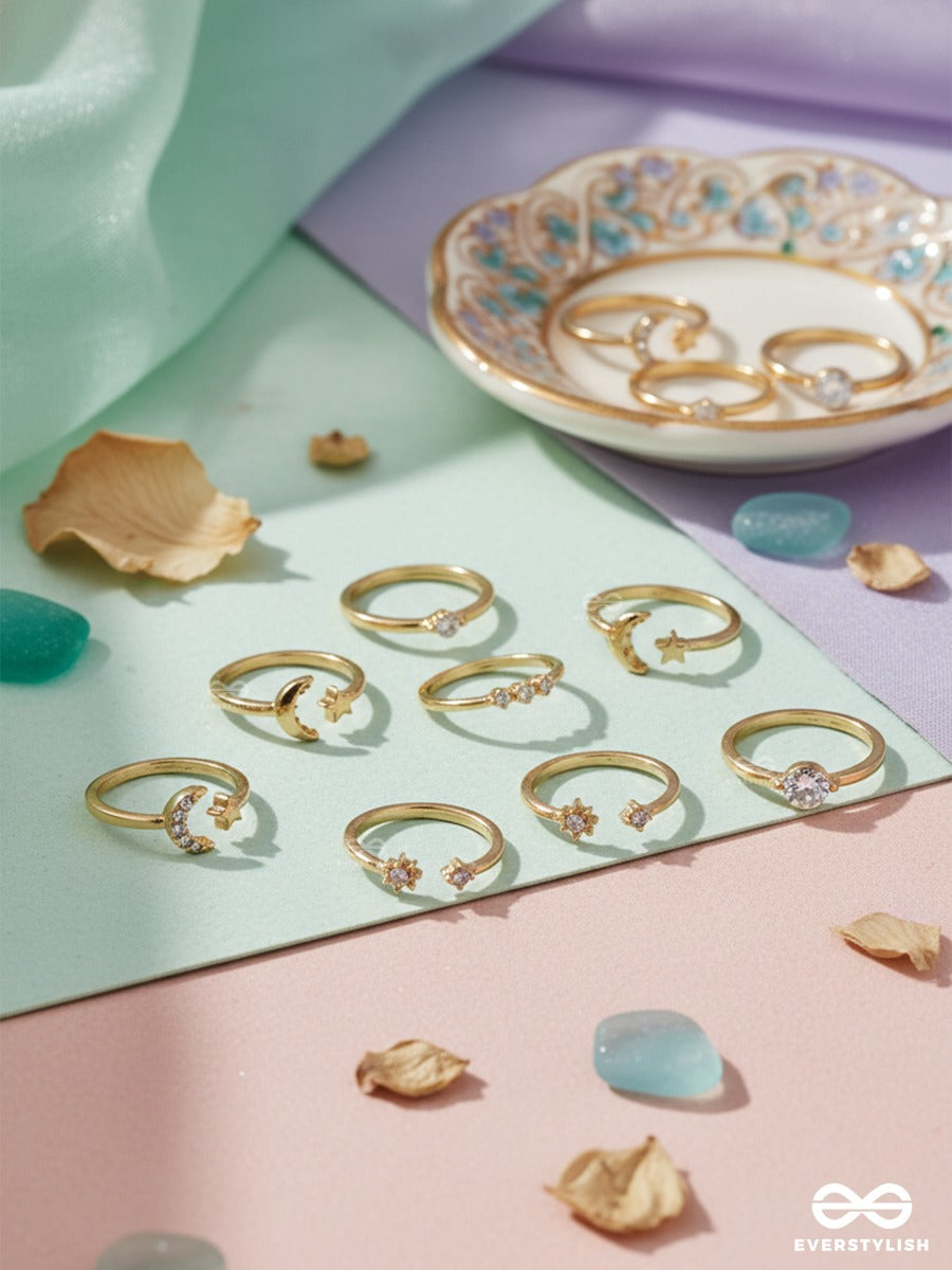 Star Notes - Contemporary Ring Set