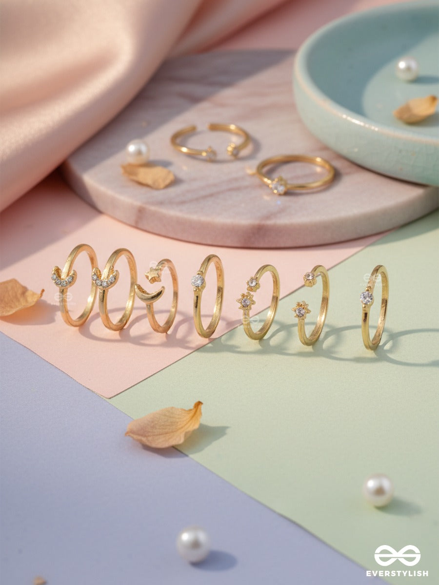 Star Notes - Contemporary Ring Set