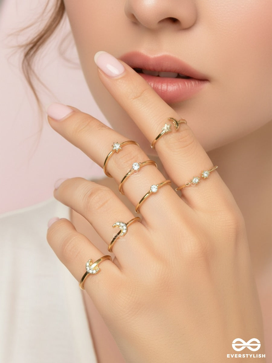 Star Notes - Contemporary Ring Set