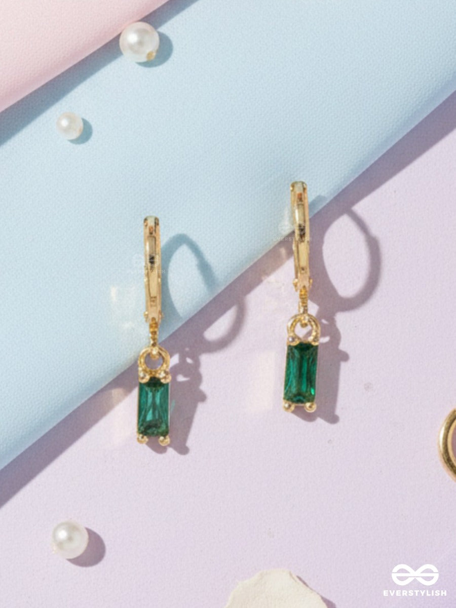 Green Crush - Drop Earrings