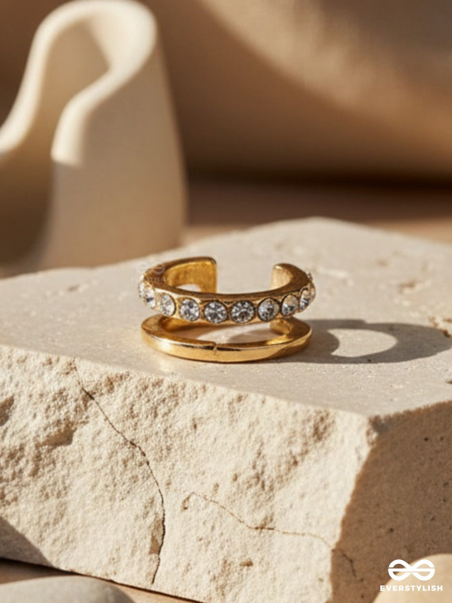 Crysta Trace - Gold Ear Cuff
