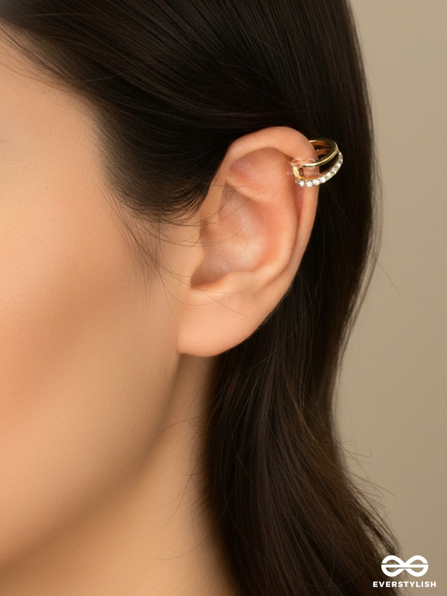 Crysta Trace - Gold Ear Cuff