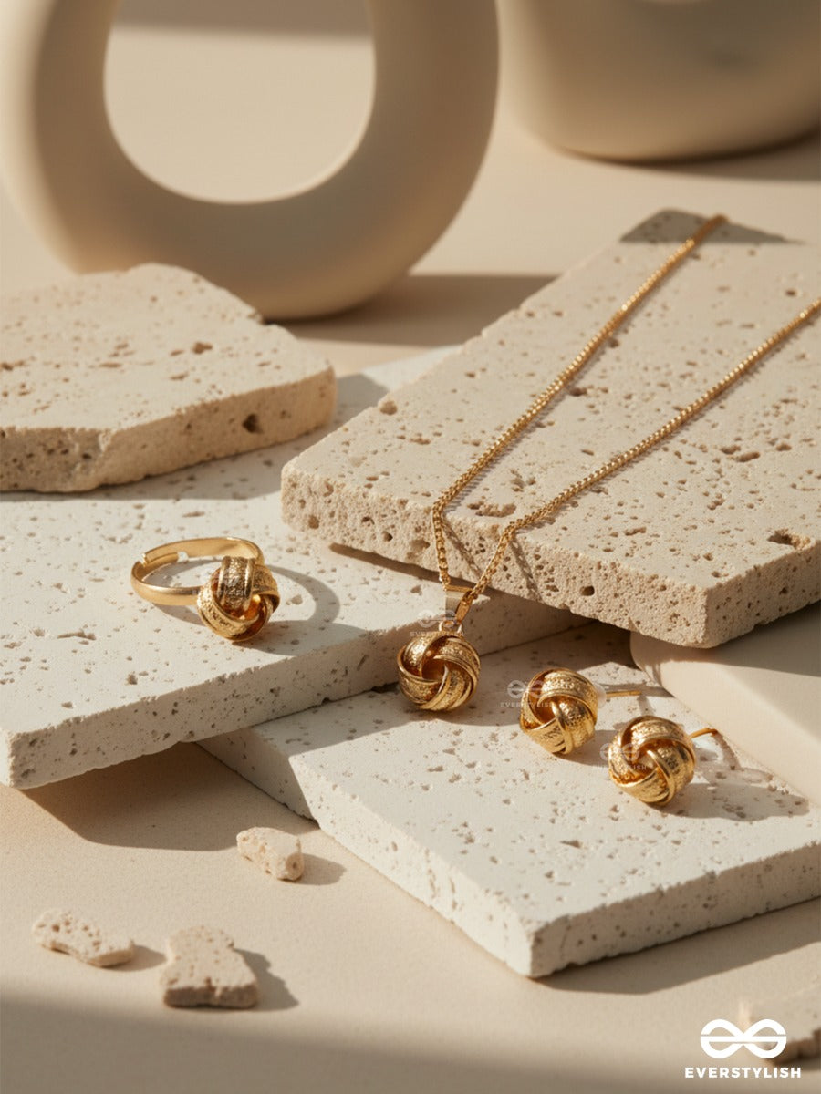 Sol Knot - Refined Sculptural Jewellery Set