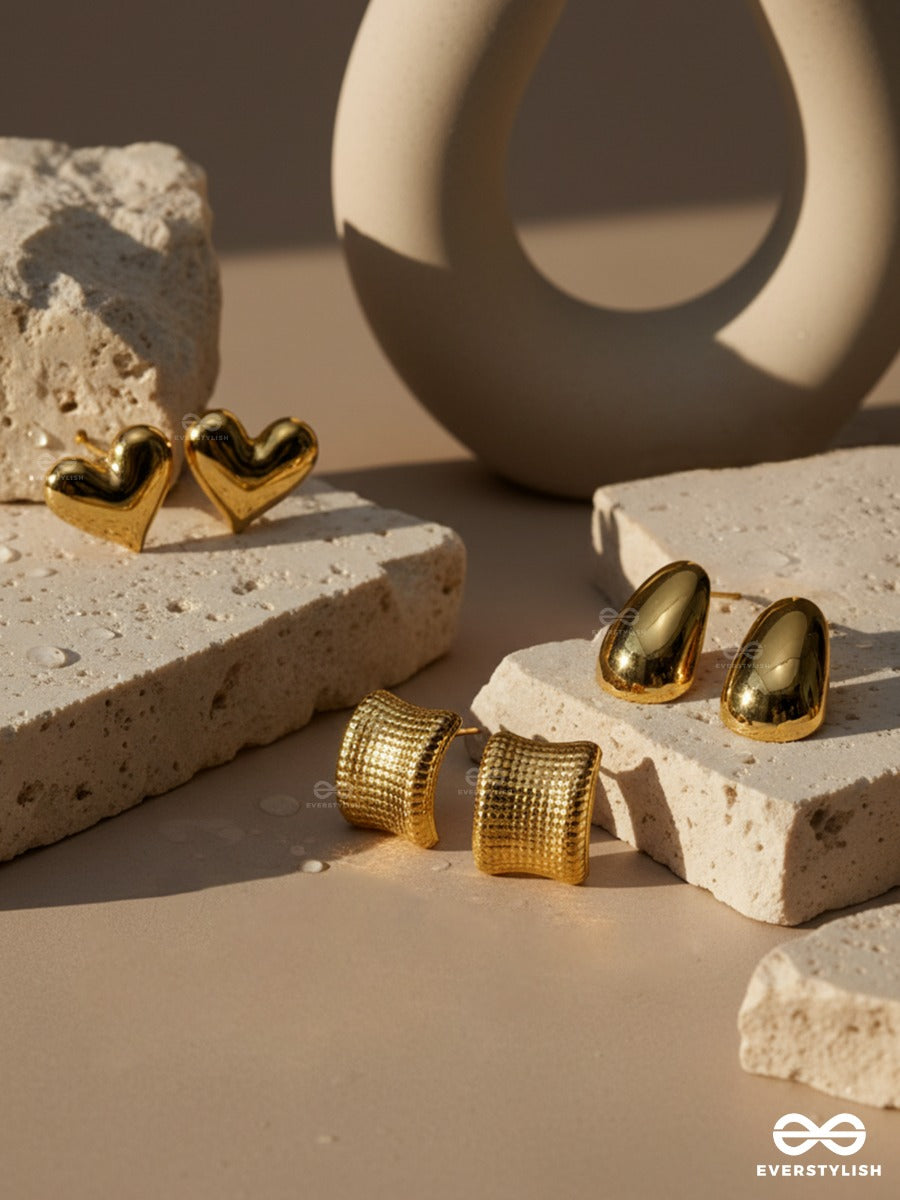 The Golden Vault - Statement Earring Set