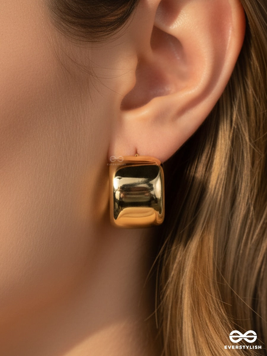 The Aurum Stack - Gold Stud Earrings Set