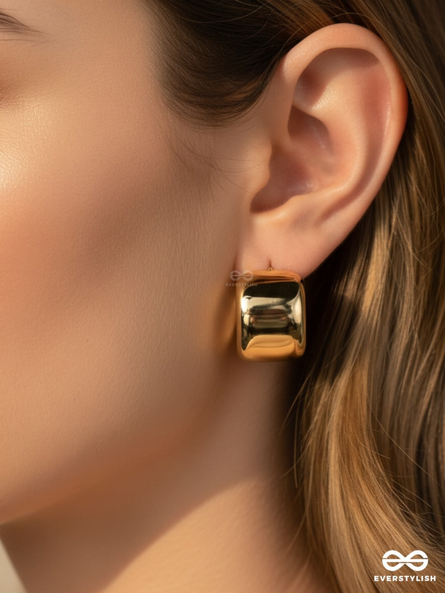 The Aurum Stack - Gold Stud Earrings Set