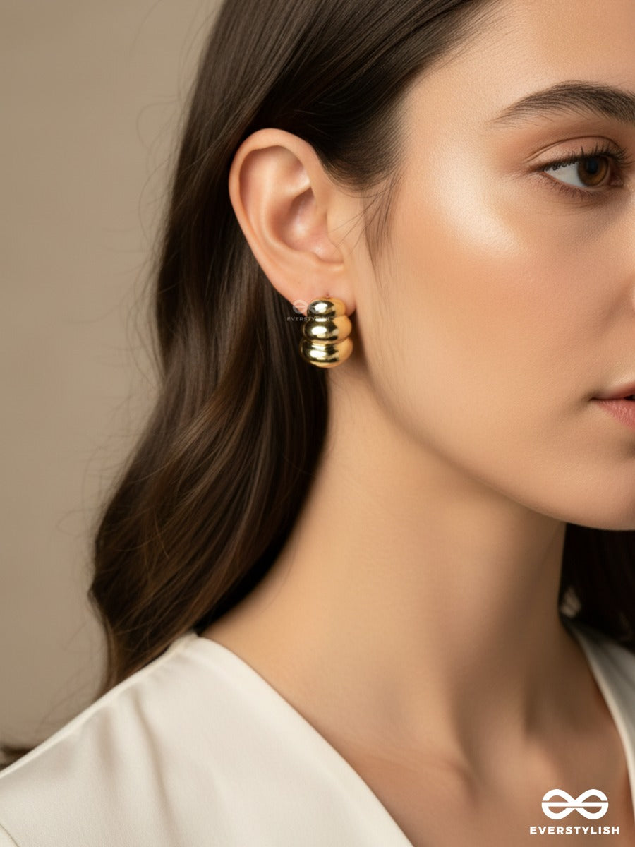 Glam Code - Golden Earring Set
