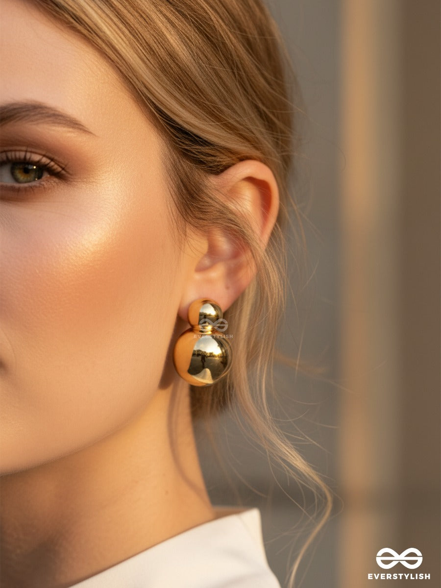Trinket Trio - Everyday Golden Earrings Set