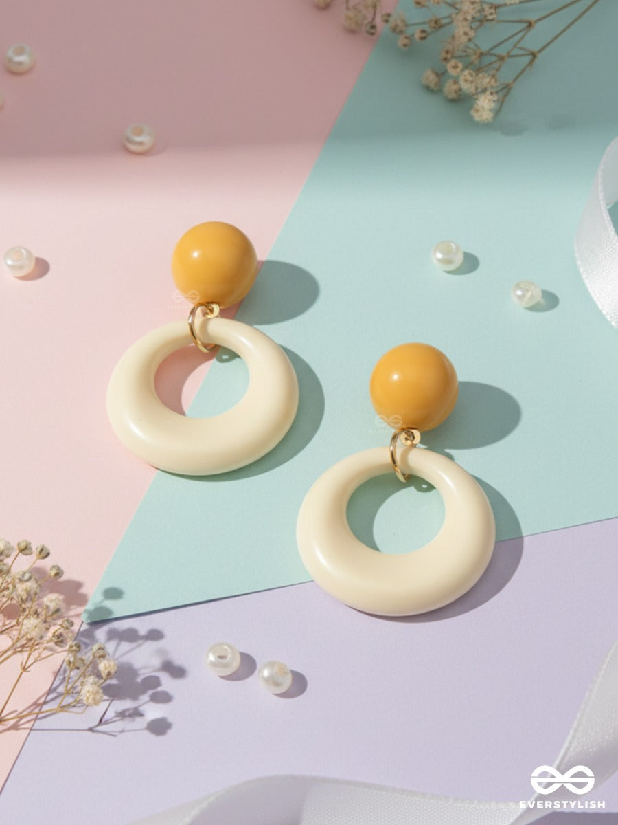 Citrus Pop - Statement Drop Earrings