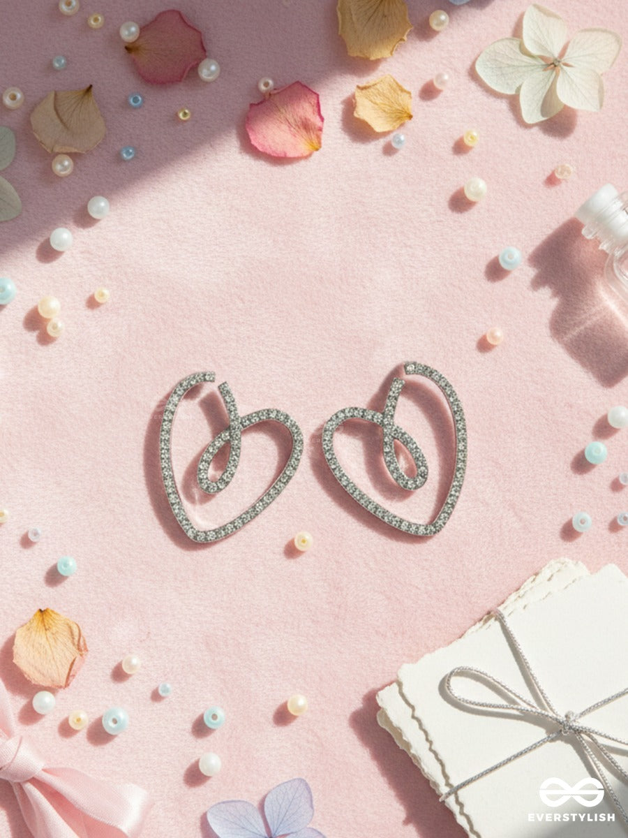 Heartline Glam - Sparkle Drop Earrings