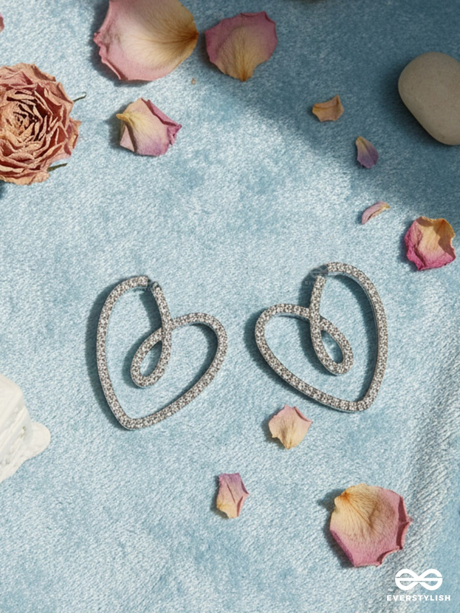 Heartline Glam - Sparkle Drop Earrings