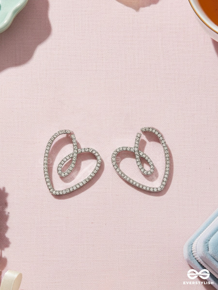 Heartline Glam - Sparkle Drop Earrings