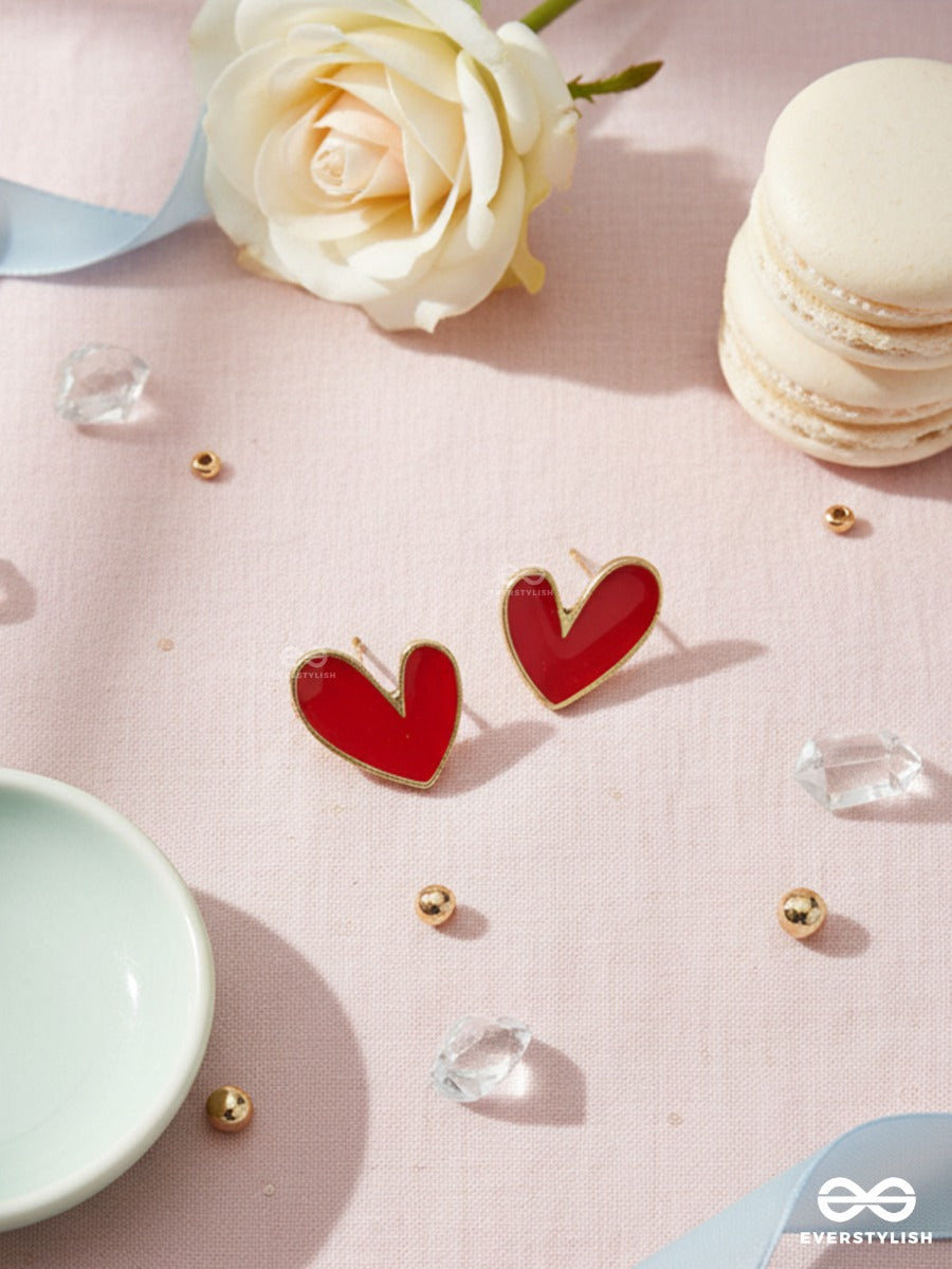 Love Pop - Heart Stud Earrings