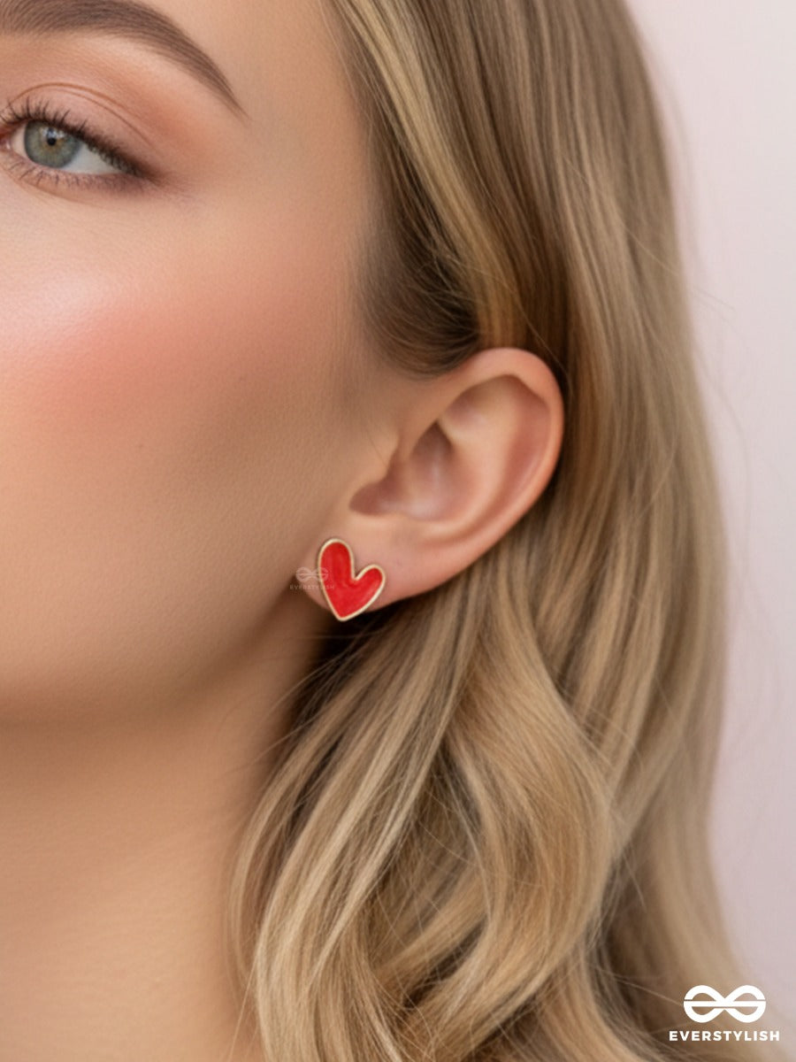 Love Pop - Heart Stud Earrings