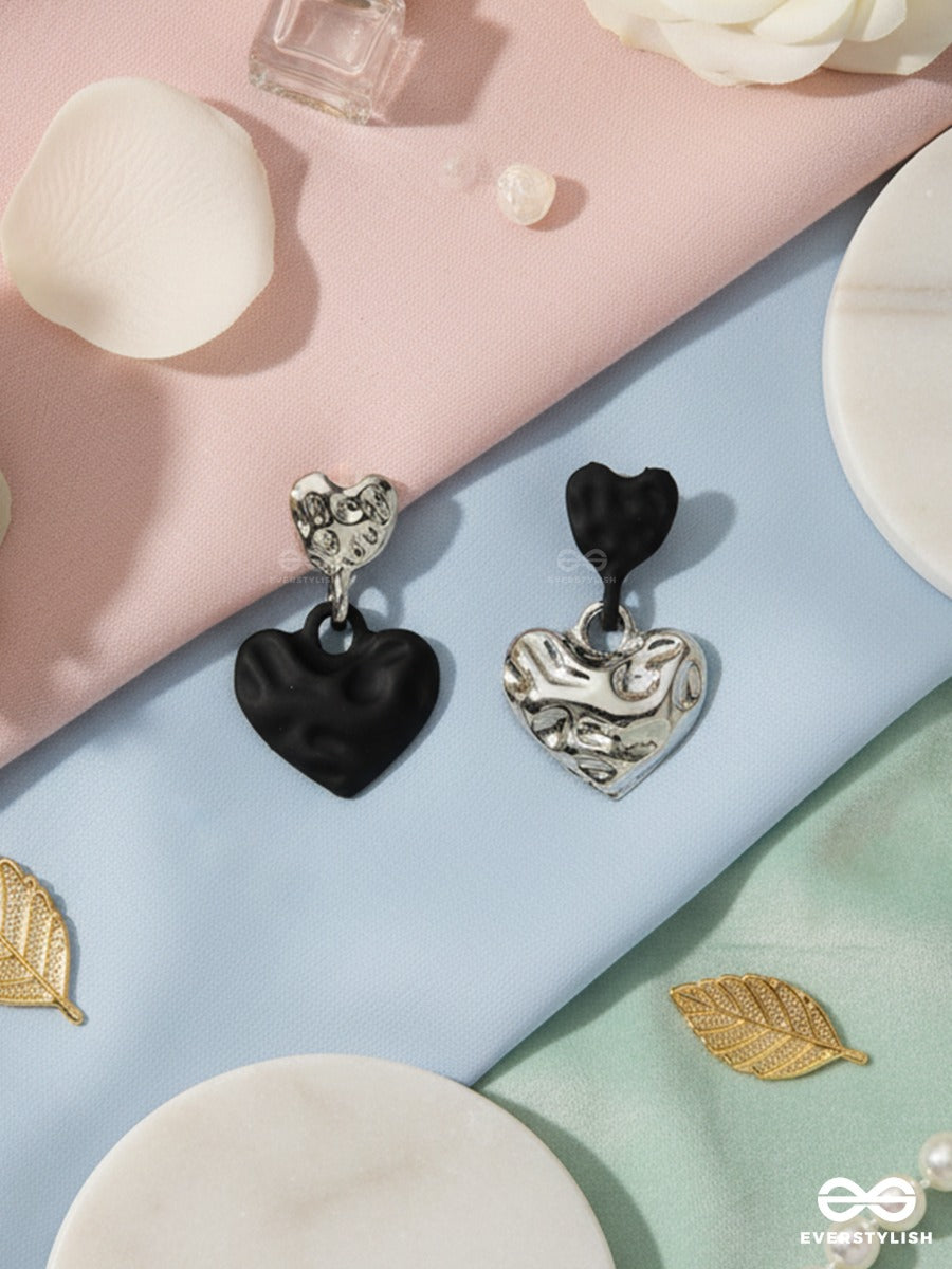 Midnight Mirror - Love Drop Earrings