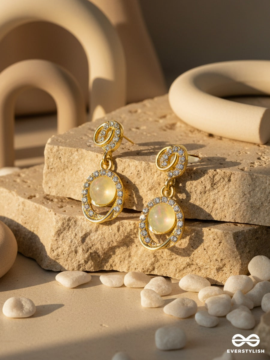 Aurelia Halo - Orbit Drop Earrings