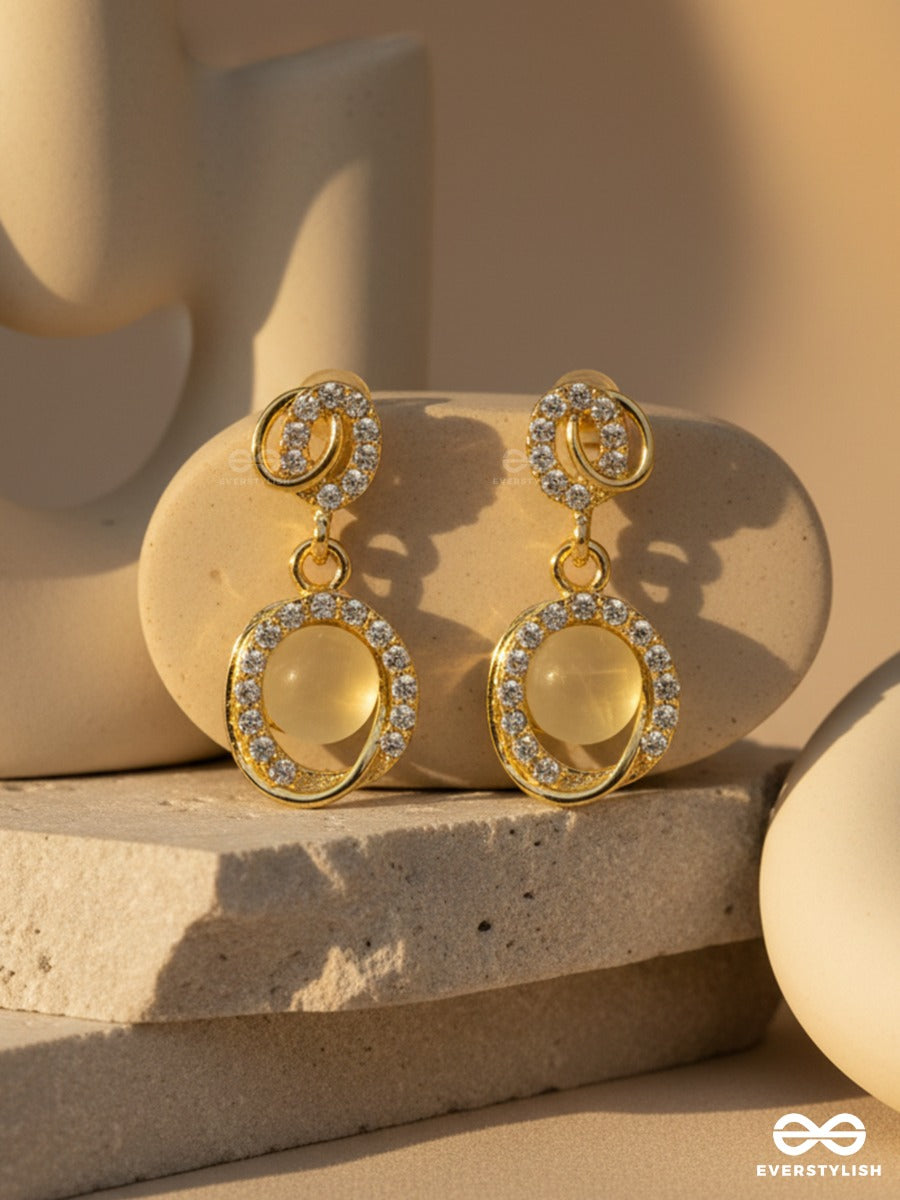 Aurelia Halo - Orbit Drop Earrings