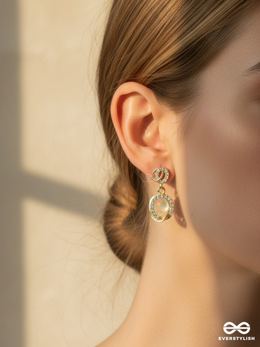 Aurelia Halo - Orbit Drop Earrings