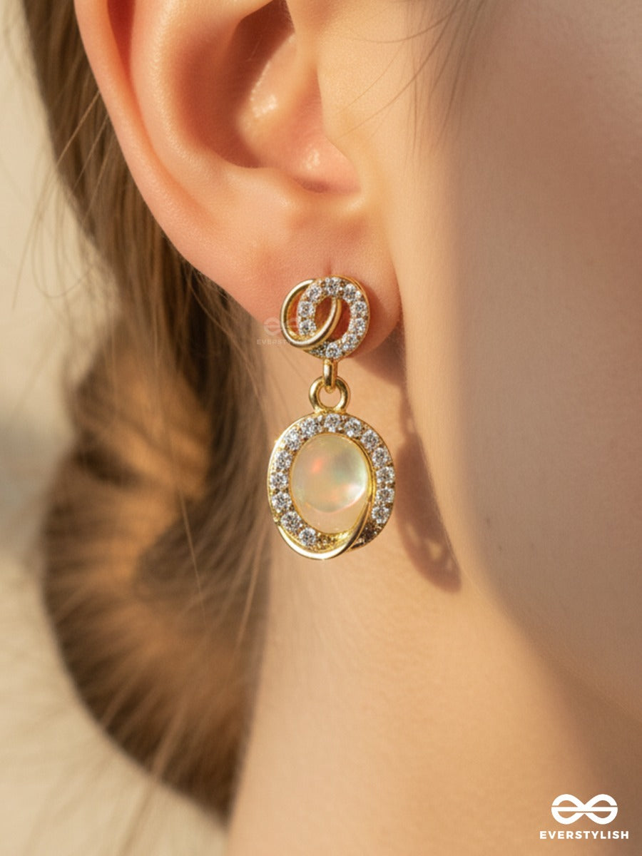Aurelia Halo - Orbit Drop Earrings