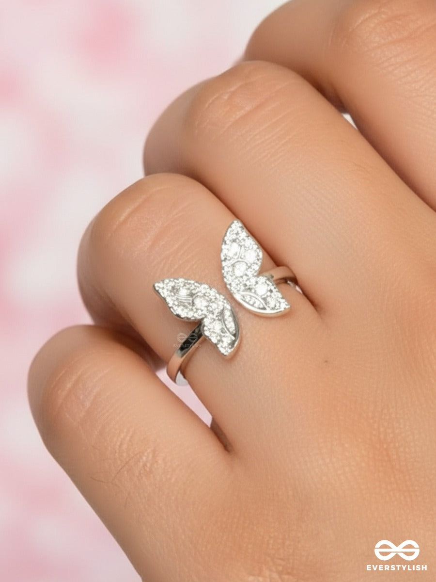 Crystal Wings - Butterfly Twist Ring